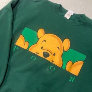 VTG Winnie The Pooh The Disney Store Sweatshirt Men's XL 90's Boxy Made in USA